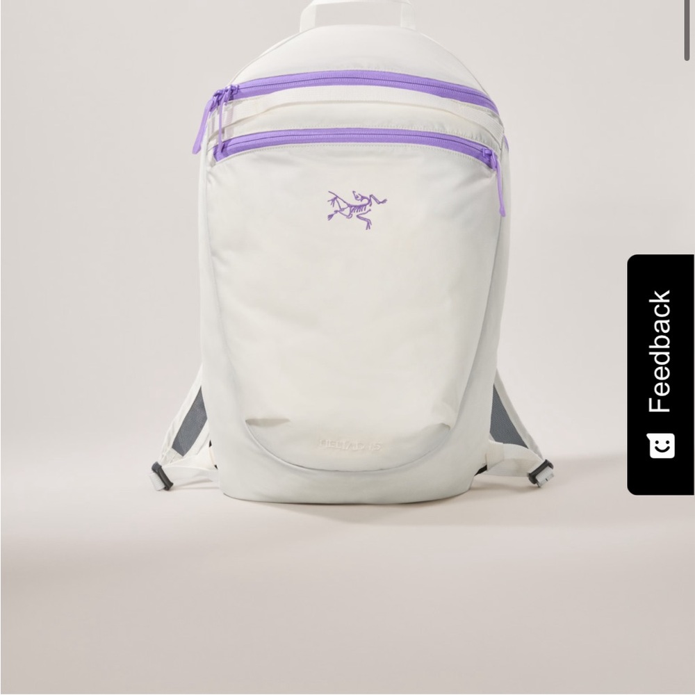 Arc'teryx Men's Backpack in White and Purple